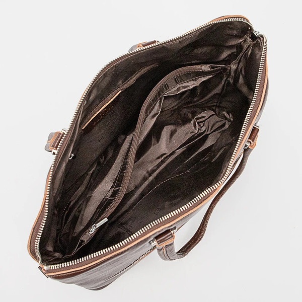 Изображение товара Сумка Poshete 892-H8435X-DBW (темно-коричневый)