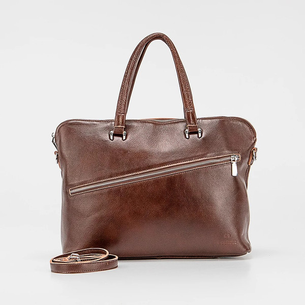 Изображение товара Сумка Poshete 892-H8435X-DBW (темно-коричневый)