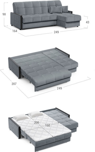 Изображение товара Диван угловой Moon Family 125 / MF012565