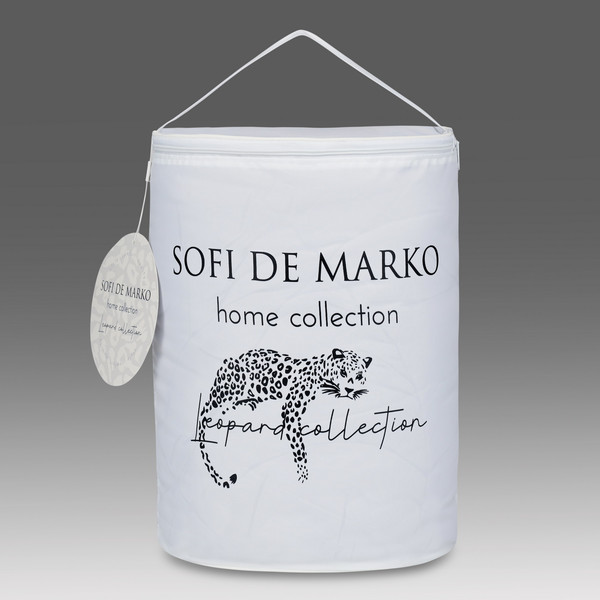 Изображение товара Одеяло Sofi de Marko Leopard 195x215 / Од-Лп-с-195x215 (серый)