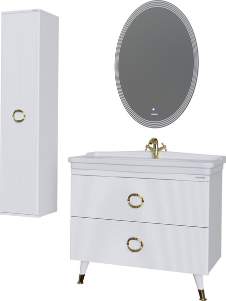 Изображение товара Шкаф-пенал для ванной Grossman Атрио 35 / 303509