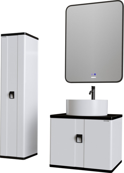Изображение товара Шкаф-полупенал для ванной Grossman Норма 30 / 303012