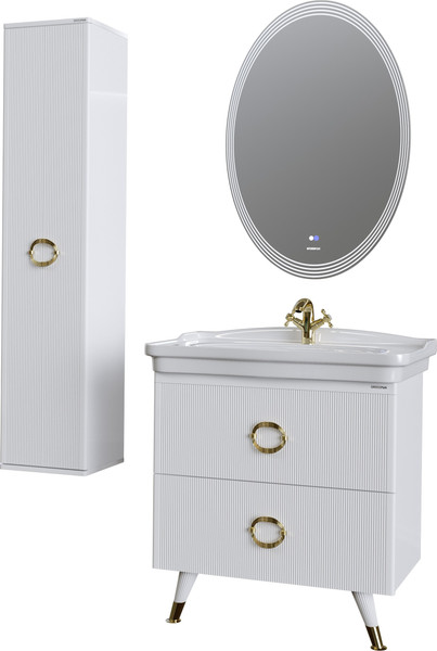 Изображение товара Тумба под умывальник Grossman Атрио 85 / 108016 (белый глянец)