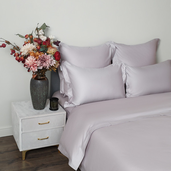 Изображение товара Комплект постельного белья Sofi de Marko Моно Евро / Евро-Мн-сер (серый)