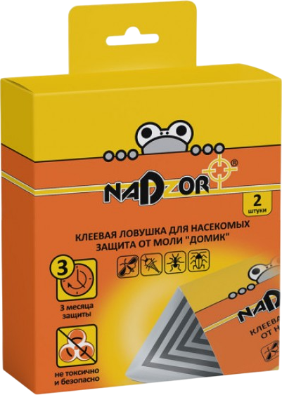 Изображение товара Антимоль Nadzor MOL008 Клеевая ловушка (2шт)