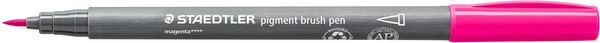 Изображение товара Лайнер Staedtler Pigment Brush / 371-20 (маджента)