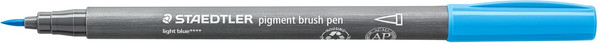 Изображение товара Лайнер Staedtler Pigment Brush / 371-30 (голубой)