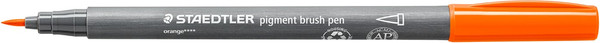 Изображение товара Лайнер Staedtler Pigment brush / 371-4 (оранжевый)