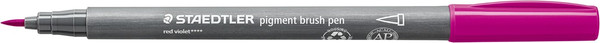 Изображение товара Лайнер Staedtler Pigment Brush / 371-61 (фиолетово-красный)