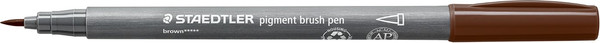 Изображение товара Лайнер Staedtler Pigment Brush / 371-76 (коричневый)