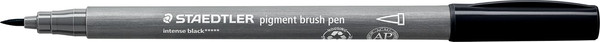 Изображение товара Лайнер Staedtler Pigment Brush / 371-99 (черный)