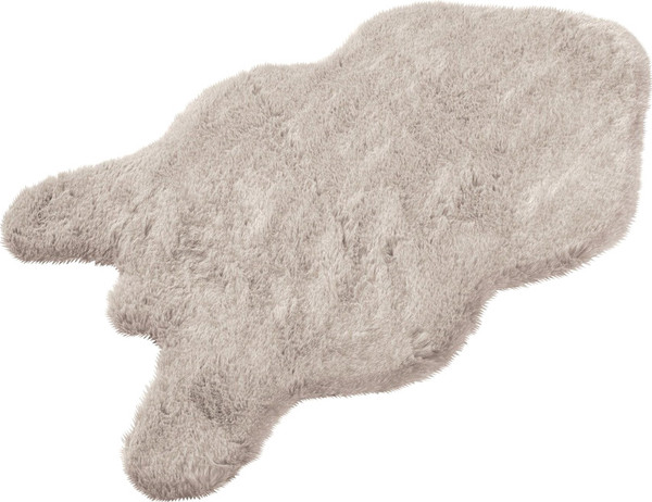 Изображение товара Коврик Shahintex Меховой шкура 50x88 / 863280 (горностай 22)