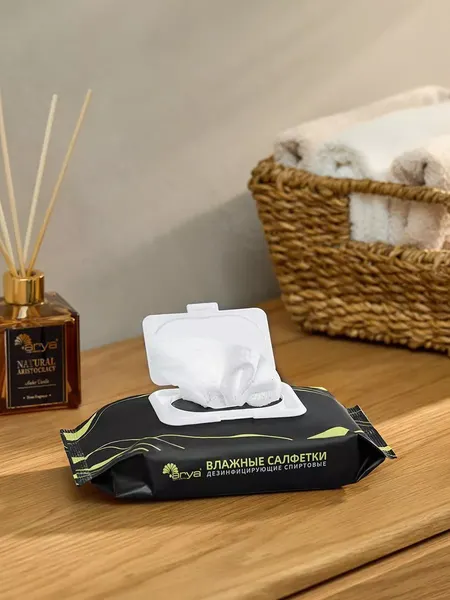 Изображение товара Влажные салфетки Arya дезинфицирующие (50шт)