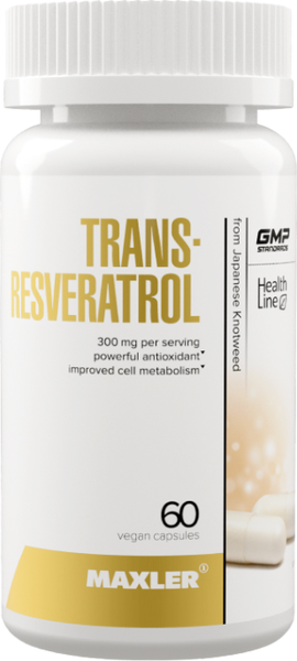 Изображение товара Пищевая добавка Maxler Trans-Resveratrol (60 капсул)