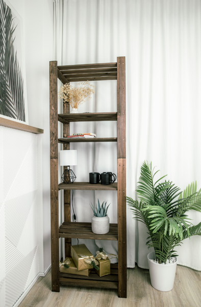 Изображение товара Стеллаж Четыре Солнца S-828/6 (коричневый)