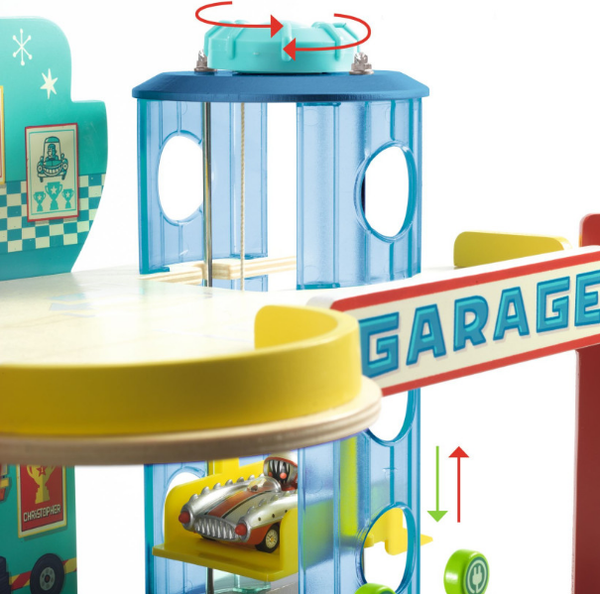 Изображение товара Паркинг игрушечный Djeco Crazy Motors Гараж / DJ05495