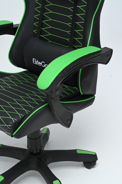 Изображение товара Кресло геймерское Elite Gamer EC003 (зеленый/черный)