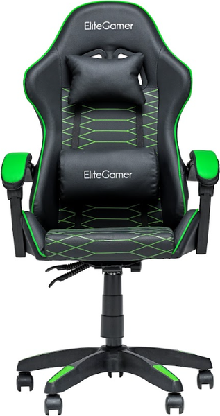 Изображение товара Кресло геймерское Elite Gamer EC003 (зеленый/черный)