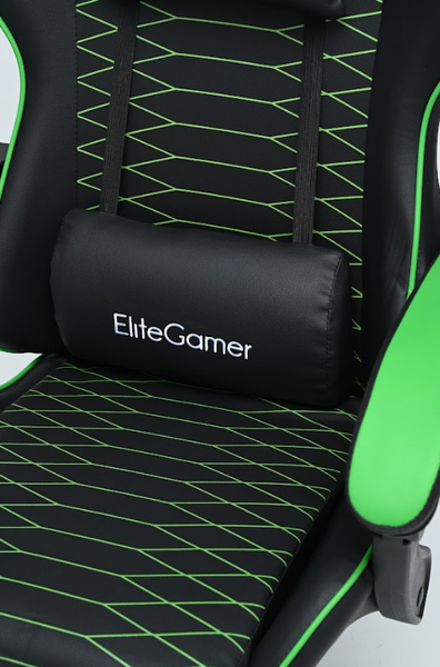 Изображение товара Кресло геймерское Elite Gamer EC003 (зеленый/черный)