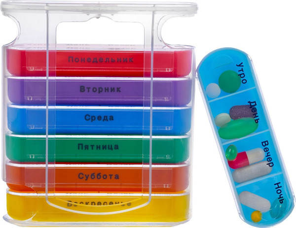 Изображение товара Таблетница Bradex Неделька KZ 1920 (мультиколор)