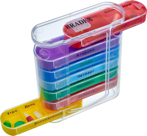 Изображение товара Таблетница Bradex Неделька KZ 1920 (мультиколор)