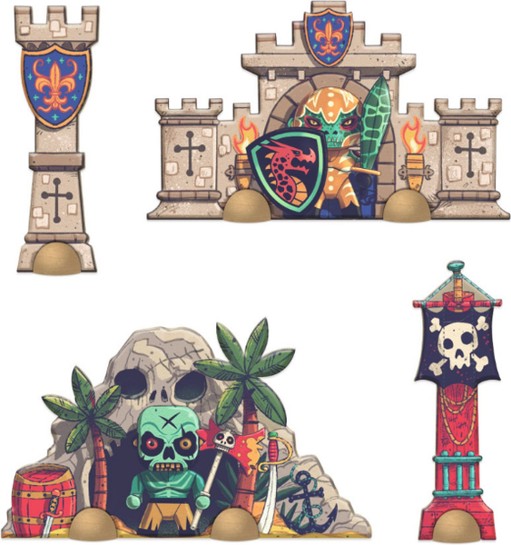 Изображение товара Игровой набор Djeco Arty Toys Поле сражений / DJ06847