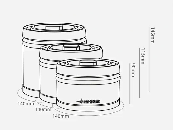 Изображение товара Емкость для хранения MHW-3BOMBER VC6030 (750мл)