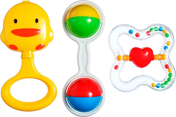 Изображение товара Набор погремушек Крошка Я Счастливый малыш 4181 / 3602186 (3шт)