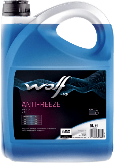 Изображение товара Антифриз WOLF G11 Концентрат / 50050/5 (5л, синий)