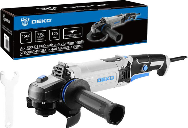 Изображение товара Угловая шлифовальная машина Deko AG1500-D1 Pro / 083-1028