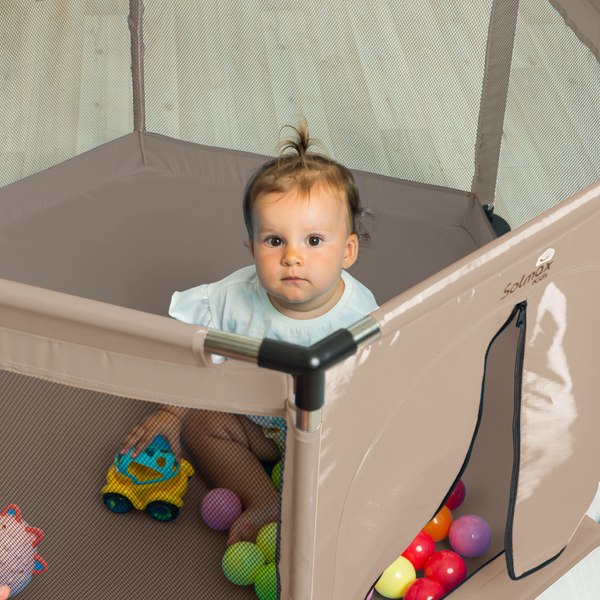 Изображение товара Игровой манеж Solmax&Kids ZV97982 (бежевый)