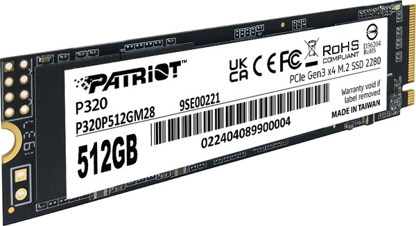 Изображение товара SSD диск Patriot P320 512GB (P320P512GM28)