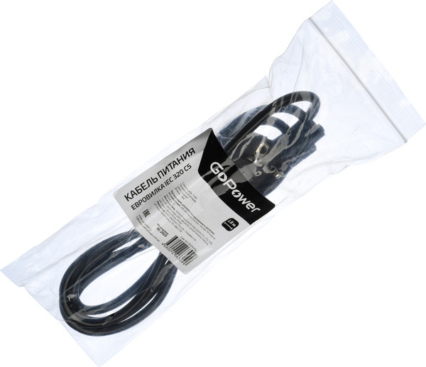 Изображение товара Кабель GoPower 00-00024056 (1.8м, черный)