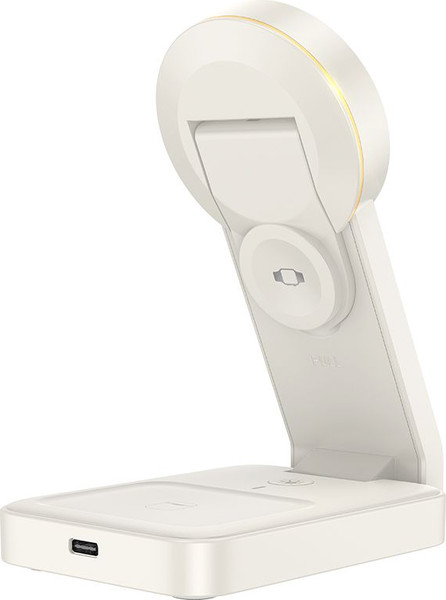 Изображение товара Зарядное устройство беспроводное Hoco CQ3 Fast 3в1 (белый)