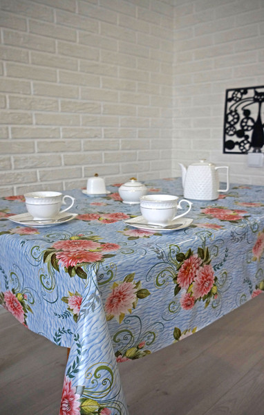 Изображение товара Скатерть Stolima Накрывай-Ка Хризантема Кол.4 (220x135)