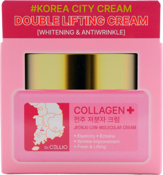 Изображение товара Крем для лица Dr. Cellio Jeonju Collagen Low-Molecular Cream (75мл)