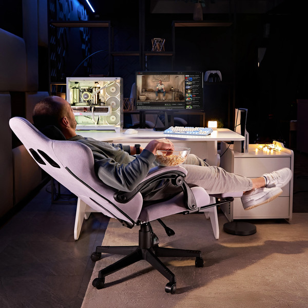 Изображение товара Кресло геймерское Vmmgame Throne New Era / OT-B31-VRLR-NE (велюр, лавандовый)