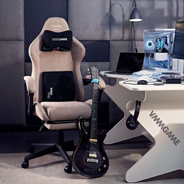 Изображение товара Кресло геймерское Vmmgame Throne New Era / OT-B31-VRCO-NE (велюр, капучино)