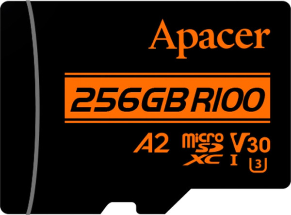 Изображение товара Карта памяти Apacer MicroSDXC 256GB с адаптером (AP256GMCSX10U8-R)