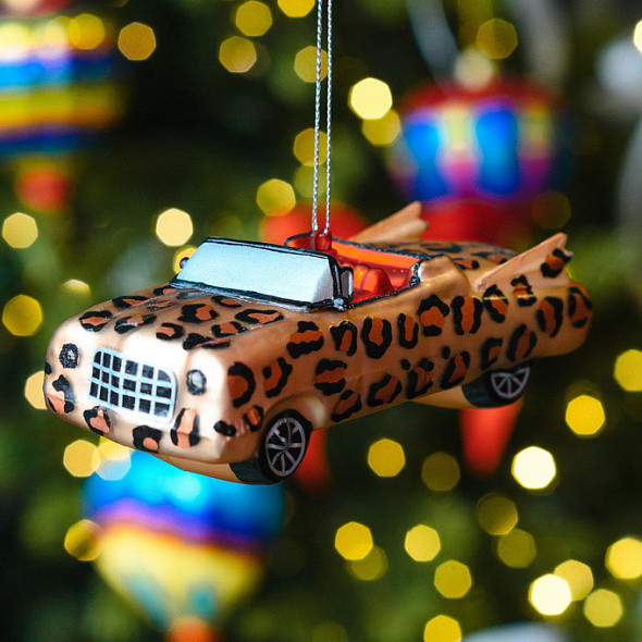 Изображение товара Елочная игрушка Kurt S. Adler Леопардовый кабриолет / T3612