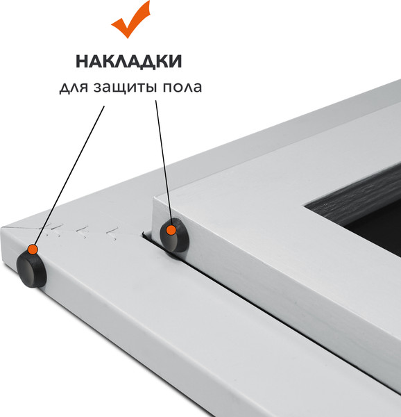 Изображение товара Зеркало Алмаз-Люкс Напольное MF1nd-16050 (каолин)
