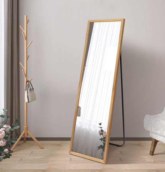 Изображение товара Зеркало Алмаз-Люкс Напольное МD1nu-16050oil (дубовая рама)