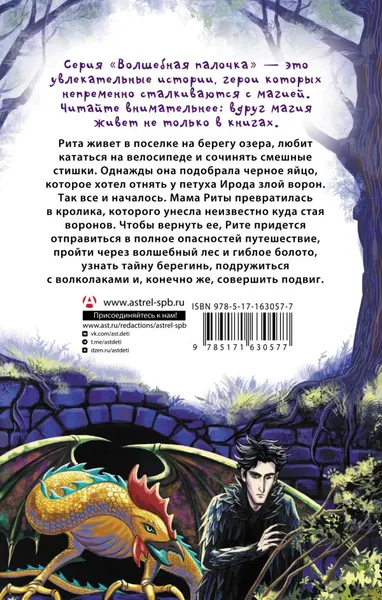 Изображение товара Художественная книга АСТ Рита и волшебное яйцо, твердая обложка (Бочманова Жанна)