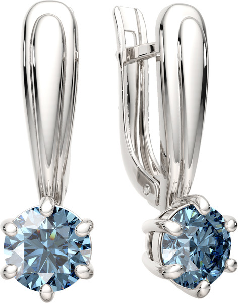 Изображение товара Серьги из серебра ZORKA 0310318 (с наноситалами)