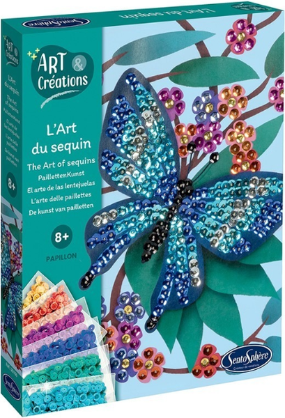 Изображение товара Набор для творчества SentoSphere Блестящие бабочки / 20100