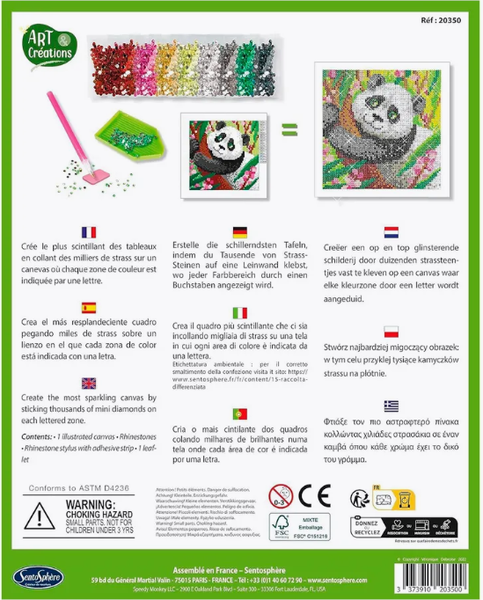 Изображение товара Набор алмазной вышивки SentoSphere Бриллиантовые наклейки / 20350