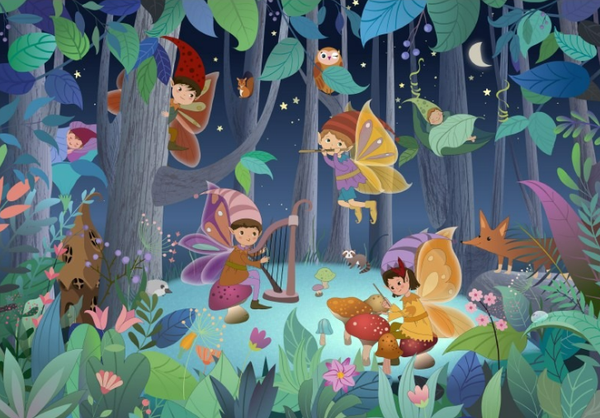 Изображение товара Набор пазлов SentoSphere Эльфы и феи / 7703 (24эл)