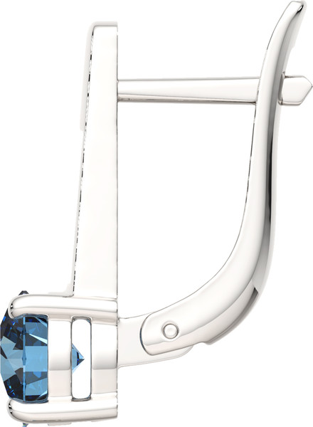 Изображение товара Серьги из серебра ZORKA 0310313 (с наноситалами и фианитами)