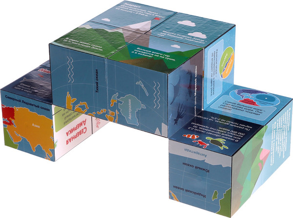 Изображение товара Развивающая игрушка Zabiaka IQ Умникуб. География / 10532905