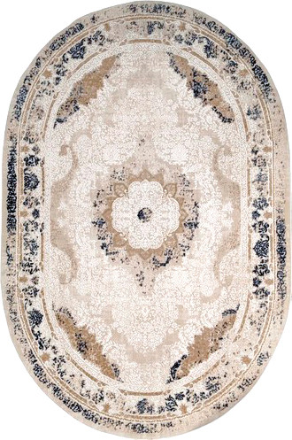 Изображение товара Ковер Sirma Carpet Portfolio 05021O-BEIGE-BLUE-OVAL (1.6x2.3)